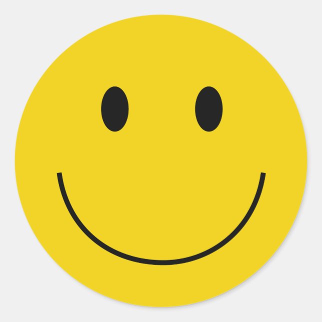 Face Classic Round Sticker (Front)