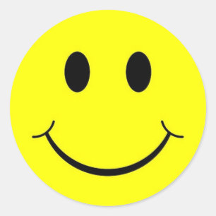 face classic round sticker