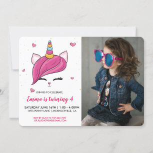 Face de maïs mignonne   Photo Invitation Anniversa