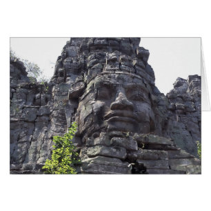 Face detail of the West Gate-Tower Gopuram),