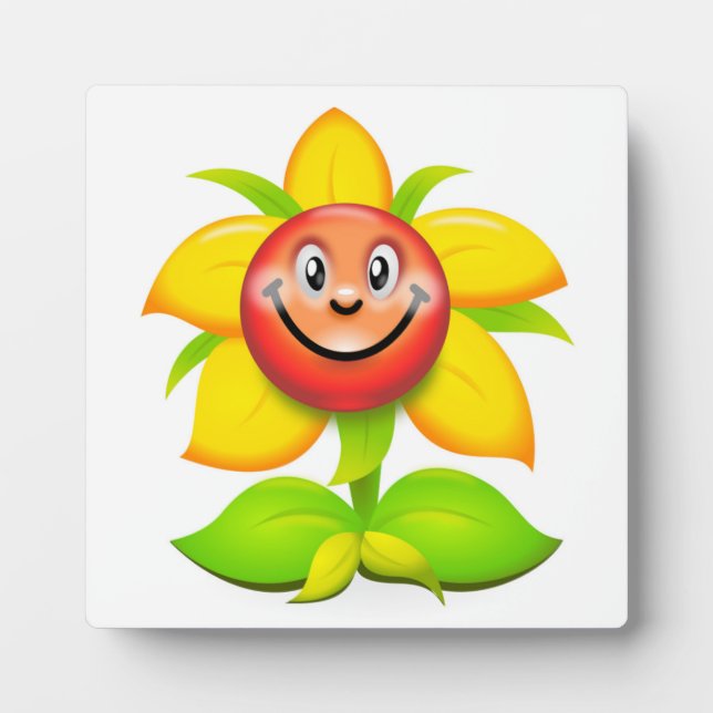 FACE FLOWER PLAQUE (Front)