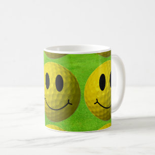 Face Golf Ball Coffee Mug