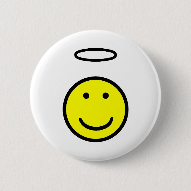 Face Halo 2 Inch Round Button (Front)