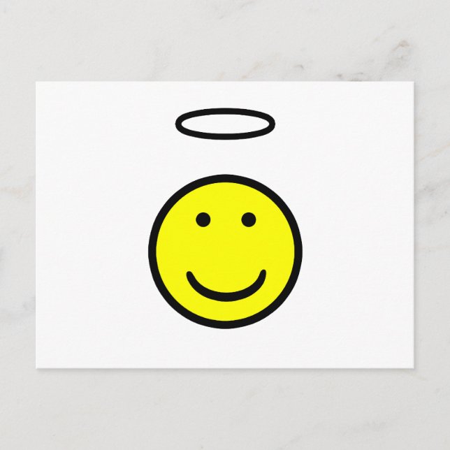 Face Halo Postcard (Front)