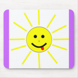 FACE HAPPY SUNSHINE MOUSE PAD
