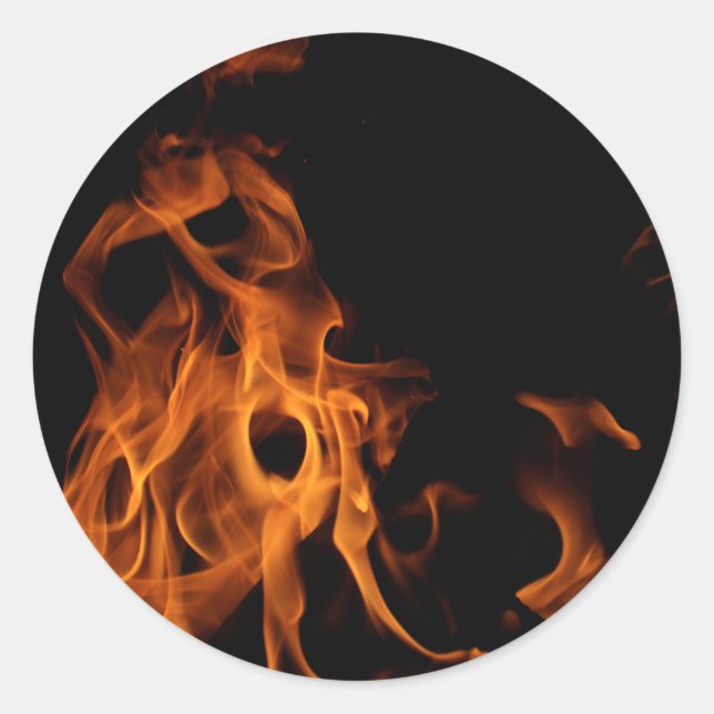 Face in the Fire Sticker (Front)