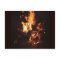 Face in the Flames Postcard