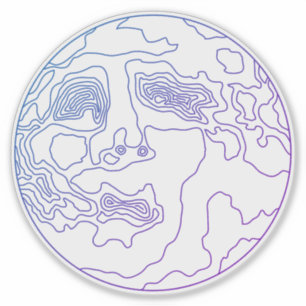 face in the moon