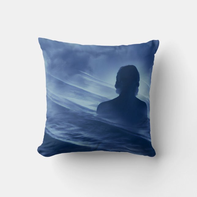 Face it Alone Throw Pillow (Front)