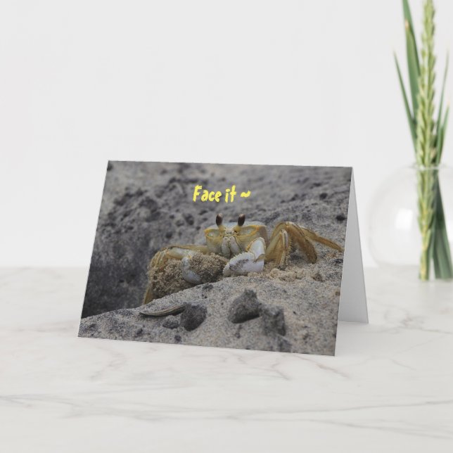 FACE IT FAILED RELATIONSHIP CARD (Front)