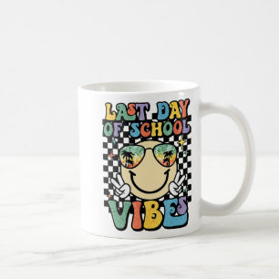 Face Last Day Of School Vibes Gles Tropical Summer Coffee Mug