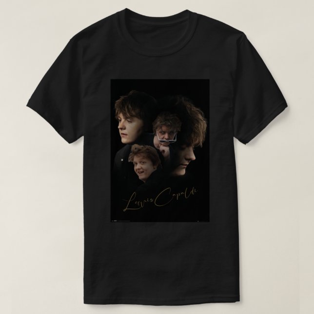 Face Lewis Capaldi   T-Shirt (Design Front)