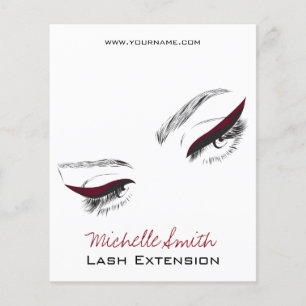 Face long lashes eyeliner Lash Extension Flyer