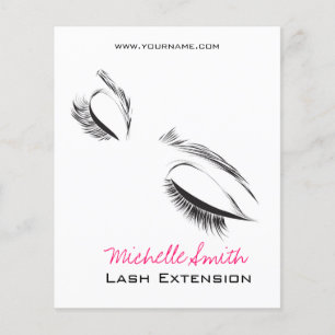 Face long lashes Lash Extension Flyer