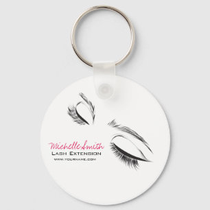 Face long lashes Lash Extension Keychain