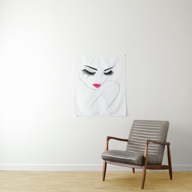 Face long lashes Lash Extension Tapestry (In Situ)