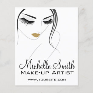 Face long lashes Lash Extensions Flyer