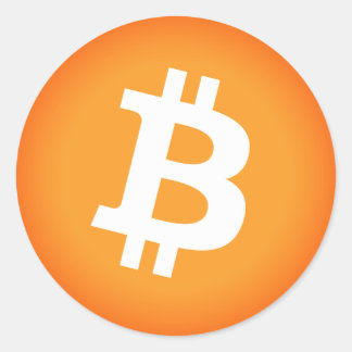 Face Mask BTC : Classic Round Sticker
