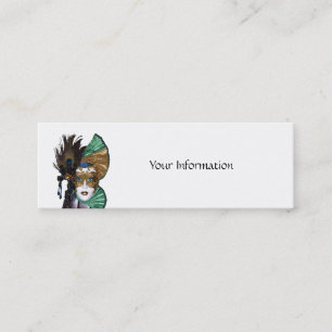 Face Mask Grunge Bookmark Business Cards