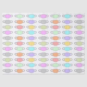 Face Mask Pastel Pattern Tissue Paper