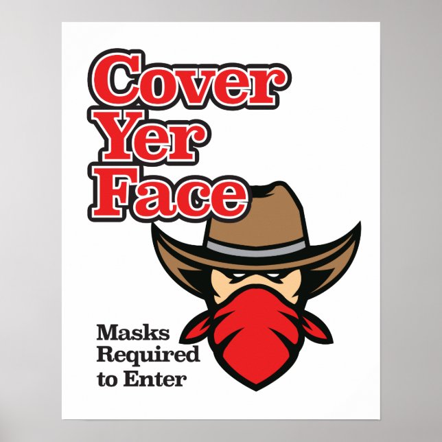 Face Mask Required Sign | Small Business (Front)