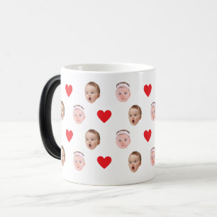 Face Mug, Custom Photo mug, Baby Gift Magic Mug