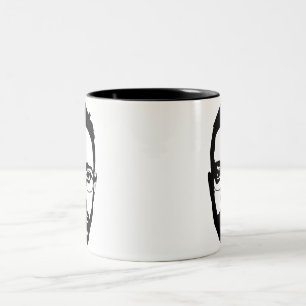 Face (mug) Two-Tone coffee mug