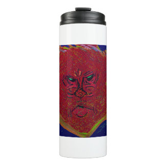Face of a Flame Thermal Tumbler