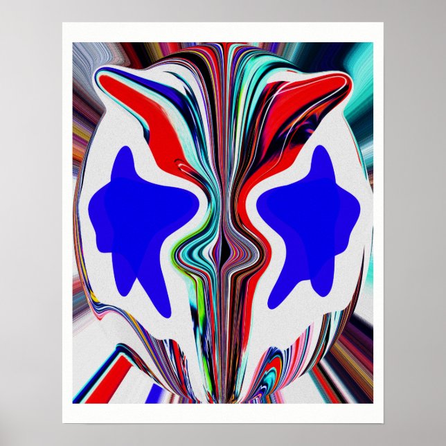Face of an alien poster (Front)