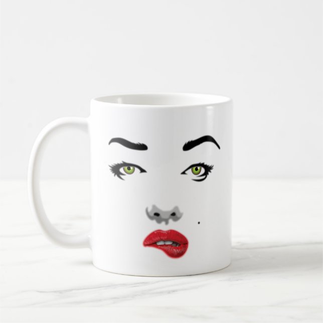 Face of an Angel Coffee Mug (Left)