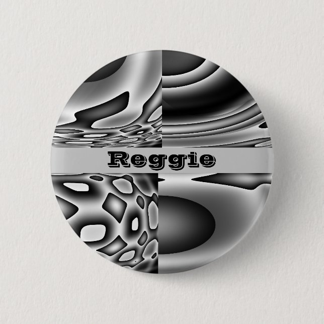 Face of Evil Custom Name 2 Inch Round Button (Front)