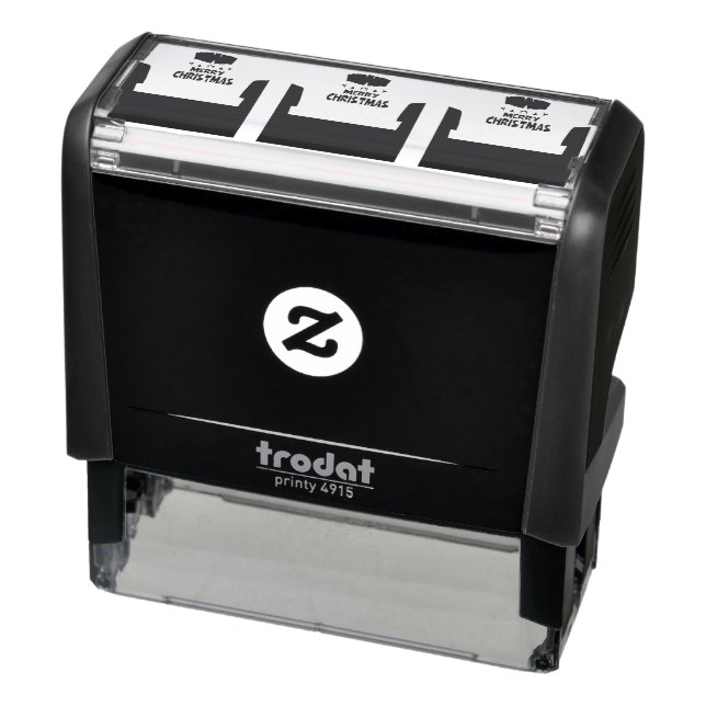Face Of Merry Christmas Creative  Self-inking Stamp (Product)