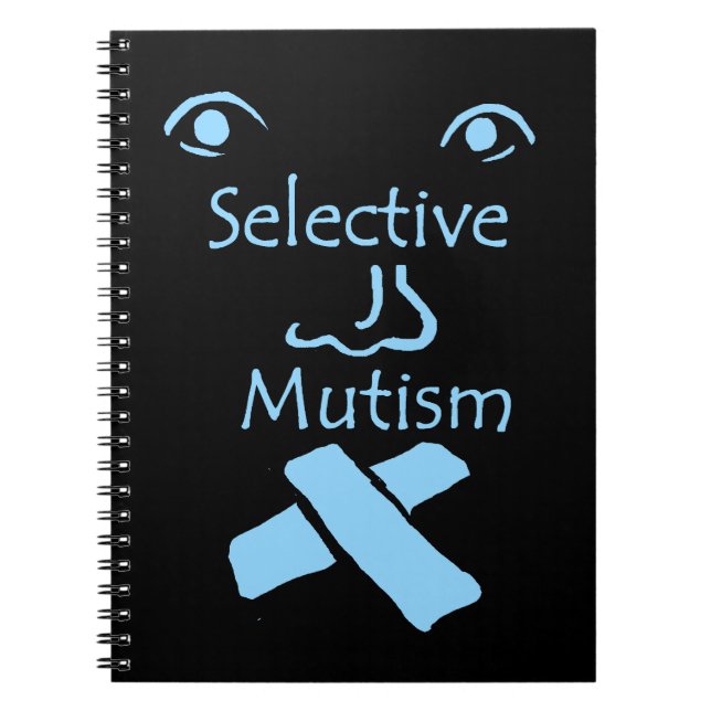 Face of Selective Mutism Notebook (Front)