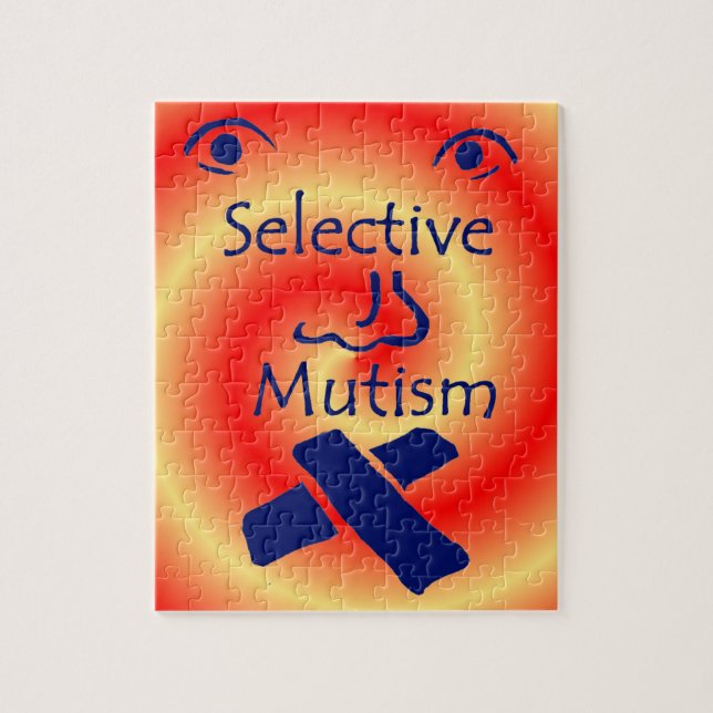 Face of Selective Mutism Puzzle (Vertical)
