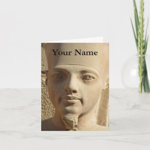 Face of Tutankhamun Birthday Card