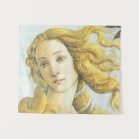 Face of Venus Botticelli painting detail