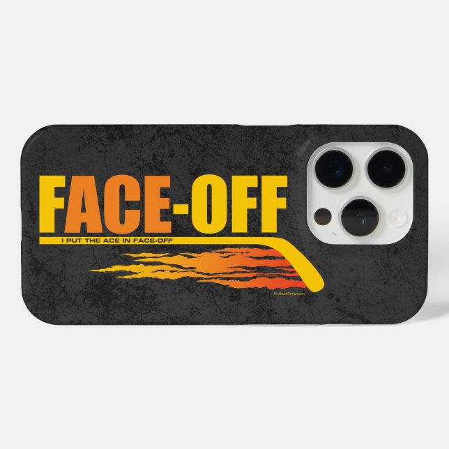 Face-Off Ace (Hockey) Case-Mate iPhone Case (Back (Horizontal))