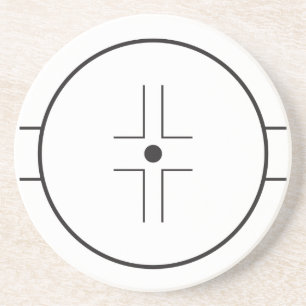 Face-off circle coaster