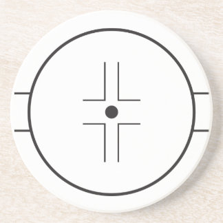 Face-off circle coaster