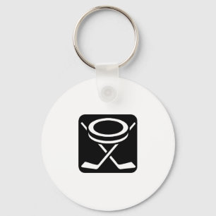 Face Off Puck Keychain