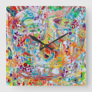 Face Off Wall Clock