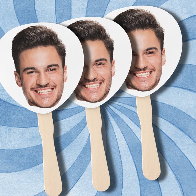 Face On Hand Fan | Custom Bachelorette Party (Creator Uploaded)