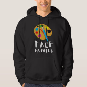 Face Painter And Face Painting Hoodie
