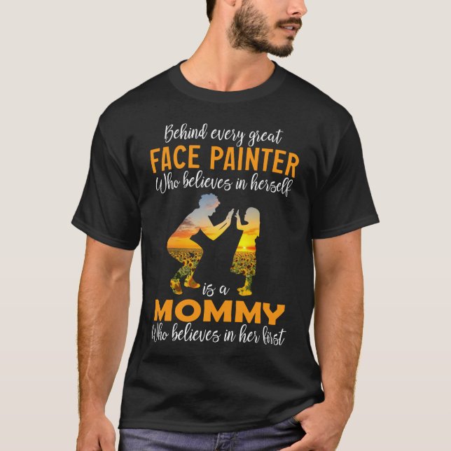 Face Painter Mommy T-Shirt (Front)