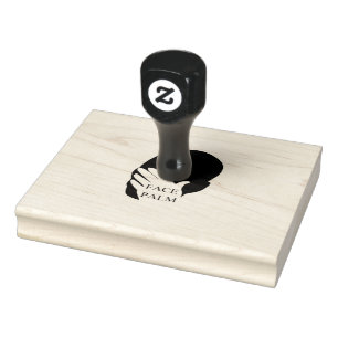 Face Palm Rubber Stamp