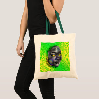 Face-Print Tote Bag