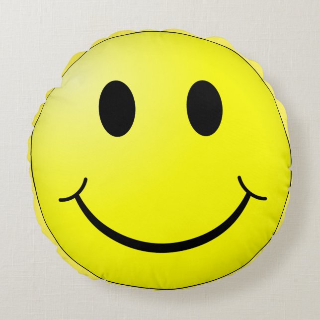Face Round Pillow (Front)