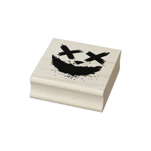 Face Rubber Stamp