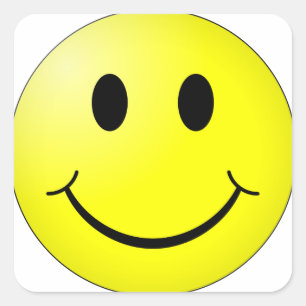 Face Square Sticker