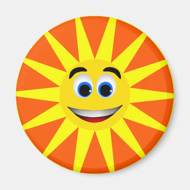 FACE SUN MAGNET (Front)